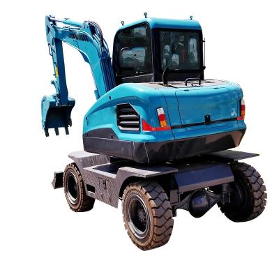 China Hot Hotel Promotion Mini ZM 40-9 Four Wheel Drive Excavators 3600kg Bucket Mount Wheel Excavator Bucket Wheel Excavator For Sale for sale