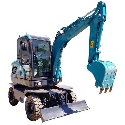 China Hotel Quality Mini ZM 40-9 Four Wheel Drive Excavators 3600kg Bucket Mount Wheel Excavator Bucket Wheel For Hot Sale for sale