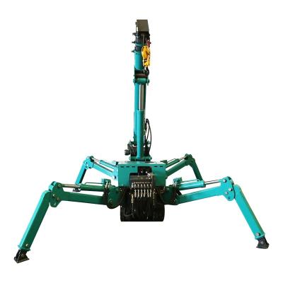 China Other Construction 3T Professional Foldable Mini Telescopic Crawler Spider 9.5m Crane For Sale for sale