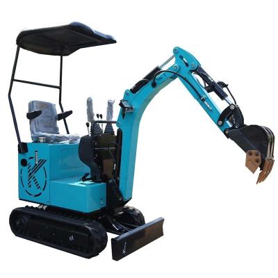 China Construction material shops new design Mini Excavator Digging Hydraulic 1.0 Ton Small Micro Digger Machine price for sale