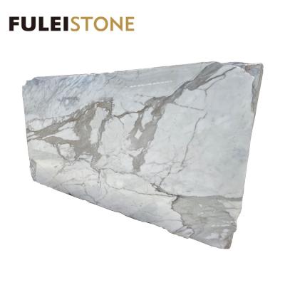 China Special Price Modern Natural Polished Italian Calacatta White Marble Slabs for sale