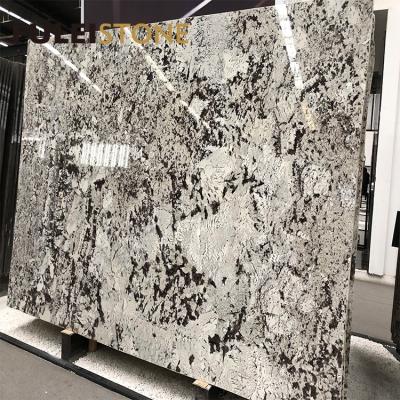 China Good Quality Modern Brazilian Polished Delicatus Nice White Granite Slab For Top, Wall And Floor Tile for sale