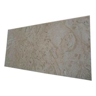 China Modern Cheap Natural Polished Beige Marble Tiles From Oman Amasya for sale