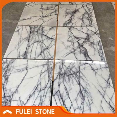 China Decoration Material Polished White Milas Marble Lilac Tiles New York White Marble for sale