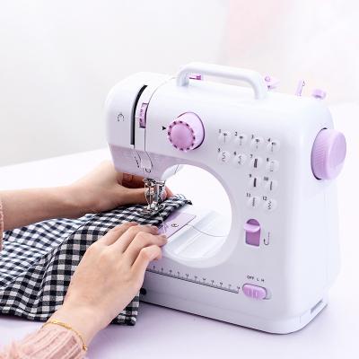 China Hot Selling OEM 505 Leather Lockstitch Handheld Sewing Machine Price Mini Automatic Lubrication Maker Overlock Sewing Machines for sale