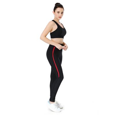 China Mesh Splicing Women Fitness Back Sports Underwear Sweat-absorbent Gathered Shockproof Sustainably for sale