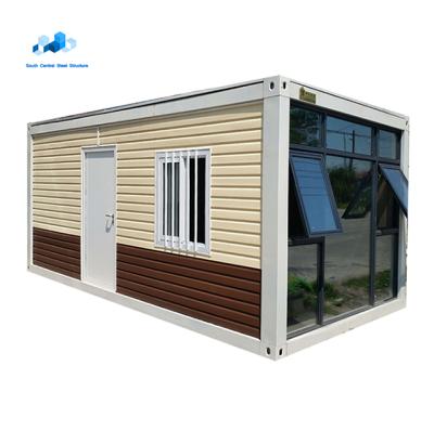 China Modern hot design steel and glass prefab wooden modular house in thailand for sale