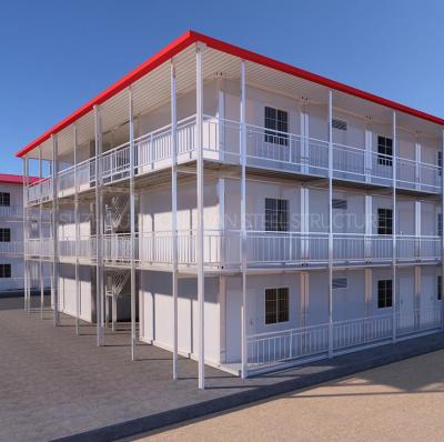 China Wholesale Modern Easy To Install Pre Assembled Houses Container Office Homes Housing Construction Site In Philippines for sale