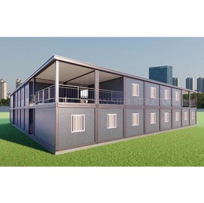 China 2021 modern new design cheap flat pack container sets construction site and office houses prefab apartment houses for sale