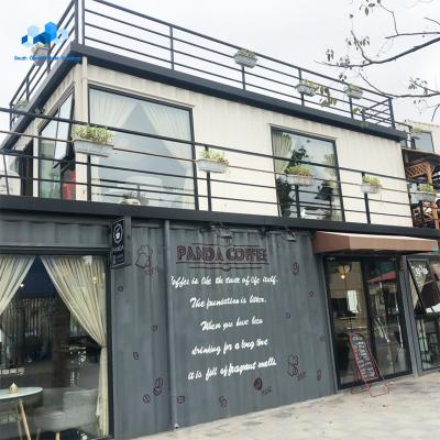 China High quality prefab modern china sea container house as cafe for sale