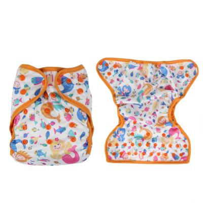 China Printed 2020 Popular Reusable Baby Diapers With Insert OEM Order Acceptable for sale