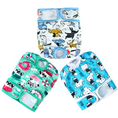 China Sale Cloth Dog Diaper Reusable Cloth Diaper Super Warm Female Washable Viable Pet Absorbent Diaper for sale