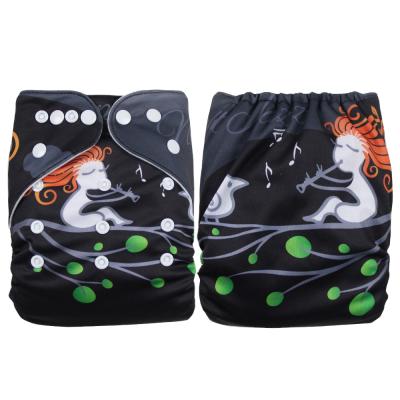 China Famicheer OEM Baby Soft Cloth Diaper Reusable Baby Cloth Diaper One Size Pocket Diapers for sale