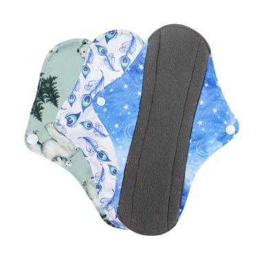 China Free Sample Famicheer BSCI Bamboo Sanitary Pads Breathable Reusable Organic Menstrual Cloth Menstrual Pads for sale