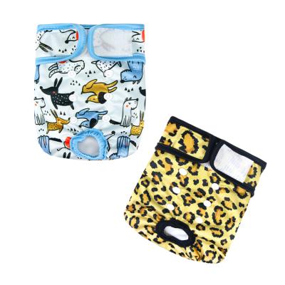 China Famicheer BSCI dog poop period diapers giant xxl OEM dog diaper printed eco-friendly fabric for sale