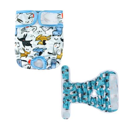 China Custom Cute Printed Famicheer BSCI Dog Puppy Pee Diapers Diapers for Pets for sale