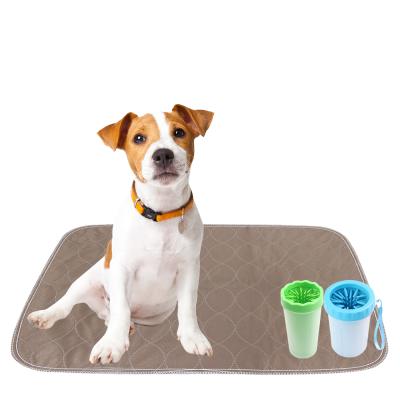 China Famicheer BSCI Dog Viable Pee Pad Reusable Cotton Washable Pee Pad for sale