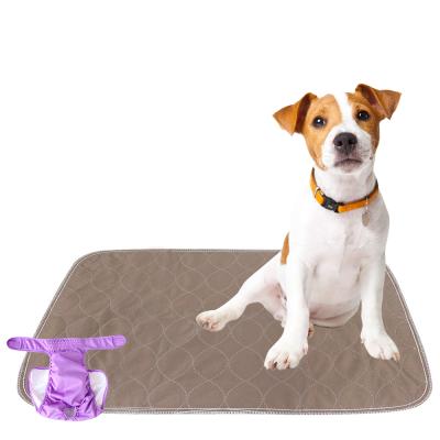 China Famicheer BSCI Pet Supply Viable Dog Pee Pot Pad Printed Washable Dog Pee Pad for sale