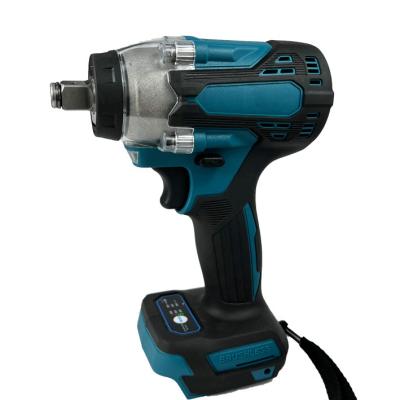 China 350N Cordless Lithium Impact Power Wrench Brushless Battery Compatible with Makita 18V 1/2