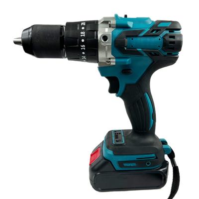 China Cordless Construction Power Drill With Hammer Function Screwdriver Drill 13mm Metal Brushless Chuck for sale