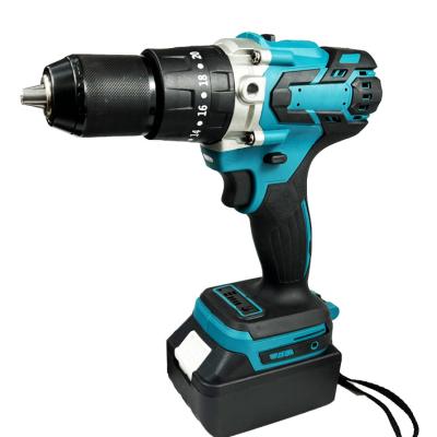 China Hot Selling Construction 13MM Electric Drill Brushless Battery Rechargeable Cordless Power Drill for sale