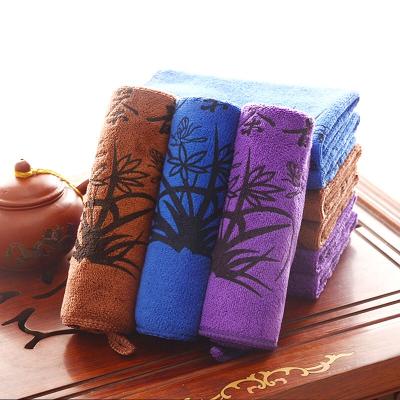 China Wholesale Compressed Towel Compressed High Density Microfiber Cleaning Tea Towel Custom Copy for sale