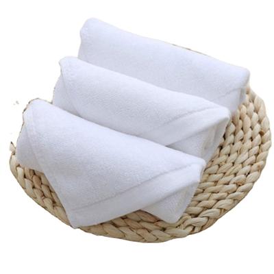 China Cheap promotional white 100% cotton safe for kids face towel color for sale