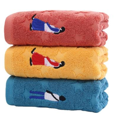 China High Quality Child Safe Bath Towels Combed Cotton Towel Luxury Towel Set for sale