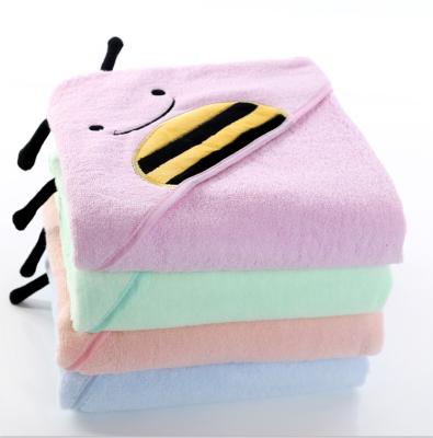 China Baby Child Safe Towel With Hood Animal 100% Cotton With Carton Box Parckaging for sale