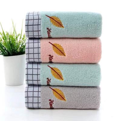 China Promotional Hand Towel Wholesale Child Safe 100% Cotton Terry Hand Towel With Logo for sale