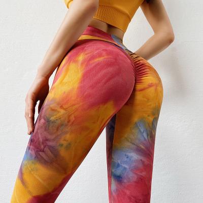 China Best Selling Tie Dye Yoga Fitness Custom Logo Women Antibacterial Gaiters Stacked Gaiters Cotton Gaiters for sale