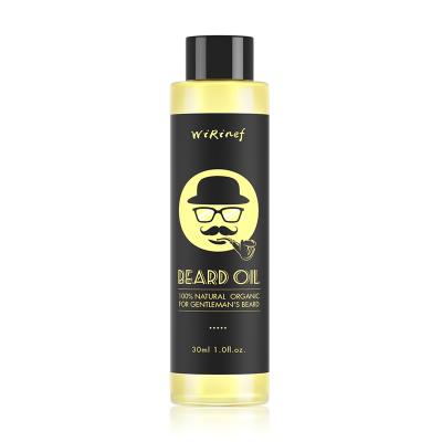 China Moisturize Custom Natural Beard 100% Private Label OEM Logo Men Grooming Care Organic Beard Growth Moisturizing Soft Beard Oil for sale