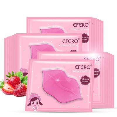 China HOT SALE Natural Hydrating Private Label Strawberry Flavor Exfoliating Collagen Hydrating Organic Lip Mask for sale