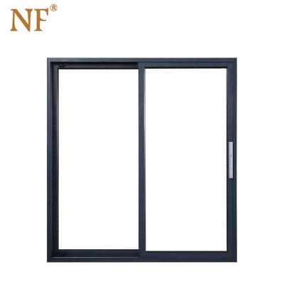 China Thermal Insulation Customized Aluminum Sliding Door Exterior Soundproof Thermal Break Double Gloss for sale