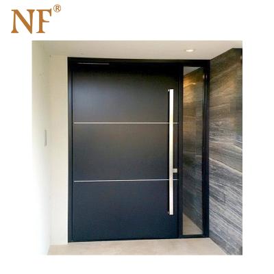 China Sound Insulation Aluminum External Germany Roto Bridge Casement Door for sale