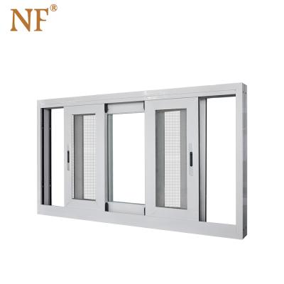 China Magnetic Screen NFRC Window And Door With Thermal Break Profile Glass Sliding Window for sale