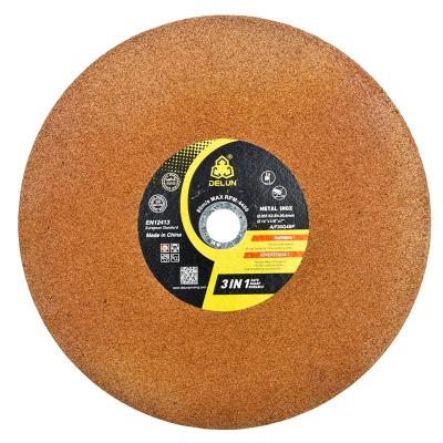 China 180mm yellow color steel hot size cutting disk yellow color and sharp good corte disco feeling and quality grind wheel cut for sale