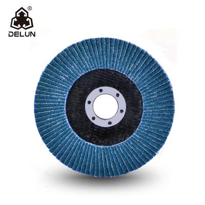 China 5 Inch Hot Size Good And Durable Blue Abrasive Fin Disc 125mm Grip Fin Disc Good Quality Polishing Performance for sale