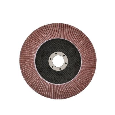 China 4.5 Inch Durable Rust Remove Fin Disc Surface Grinding Tool Fin Wheel Good Performance Sharp Durable Smooth Abrasive for sale