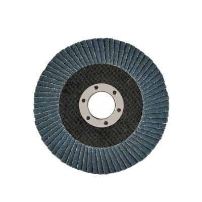 China DELUN Flat Sanding Polishing Fin Discs 40 Grinding Grit For Angle Grinder 4.5