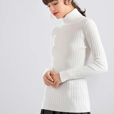 China Anti-wrinkle Ladies Winter Autumn Tortoise Neck Women Cashmere Pullover Sweater for sale