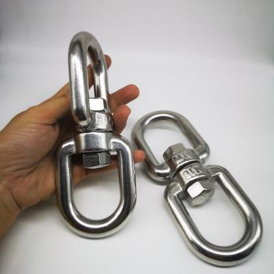 China Stainless Steel Material M16 304 Stainless Steel Swivel Ring For Lifting Eye & Eye, Eye & Jaw for sale