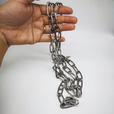 China Drag chain 3mm stainless steel link chain, stainless steel link chain around lifting chain chian for sale