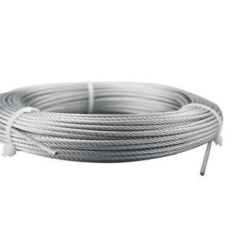 China Construction factory price aisi 316 steel wire 304 rope stainless for hoist, hoist, cableway, ASTM standard for sale