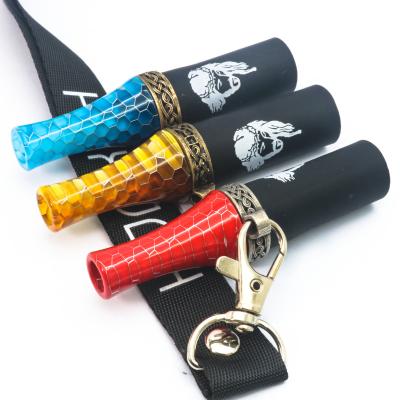 China Accessories Smoking Devices Resin Metal Hive Smoking Hookah Tips Shisha Handmade Mouthpiece With Lanyard for sale