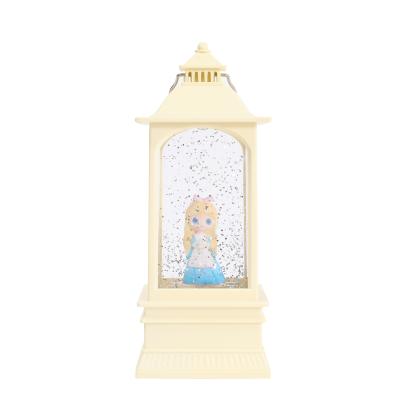 China Europe and America 2022 new design music box snow globe lantern animal cartoon led light decoration supplier gift for girl for sale