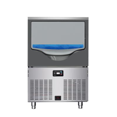 China OEM ODM Commercial Air Cooler 100kg Moon Shape Crescent Snow Slice Ice Making Machine For Cold Drinks for sale