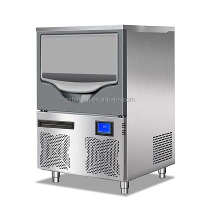 China Commercial Air Cooled Commercial Ice Maker Stainless Steel Water Dispenser With Nugget Ice Maker Machine for sale