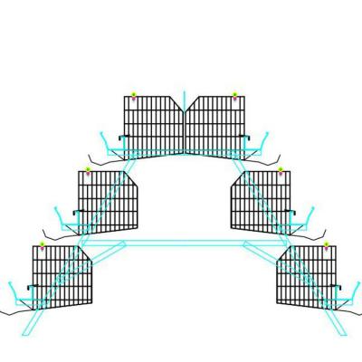 China Poultry Field Livestock Equipment Project Chicken Egg One Layer Cage Type Animal Cages for sale