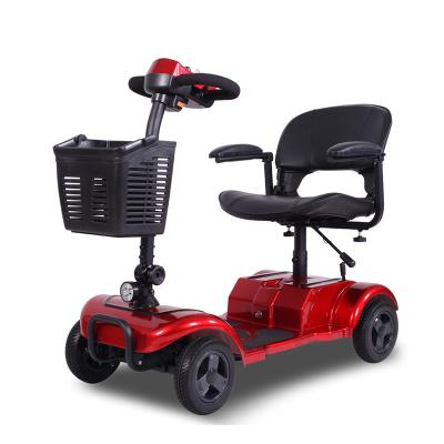 China Convenient 250w Disabled Portable Electric Scooter 4 Wheel Lead Acid Battery Moped Elder Scooter for sale